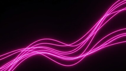 Neon pink aesthetic wallpaper, pink laptop wallpaper, pink background – Neon Pink Light Streaks in Motion on Dark Background, Dynamic 4K Wallpaper