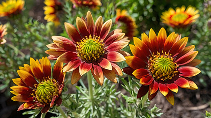 Obraz premium Close-up Indian blanket blooms