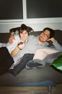 Watching TV