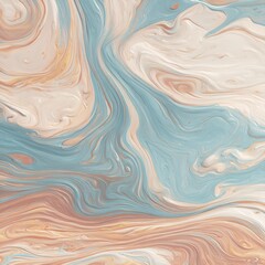 Abstract background, marble texture, fluid art, pastel swirl, trendy pattern