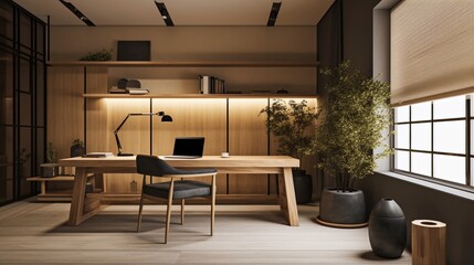 Fototapeta premium Home Office Decoration, Home Office Setup, Work From Home Office