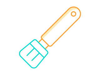 Grill Brush icon. Barbecue icon and symbol. Barbecue elements. Barbecue equipment. Simple flat vector icon.
