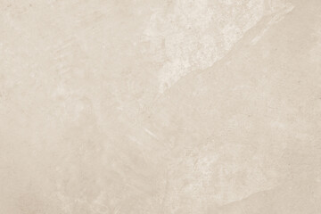 Colour old concrete wall texture background. Close up retro plain cream color cement wall...
