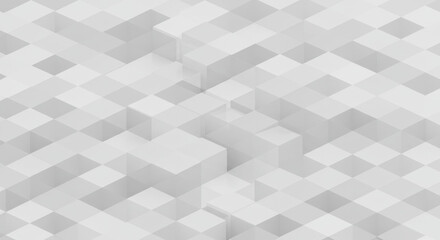 Abstract gray cube pattern background