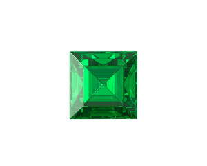 Green Diamond Gemstone with high quality, transparent background