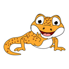 Cute Newt Animal Cartoon
