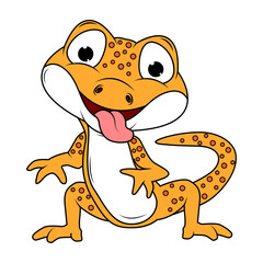 Cute Newt Animal Cartoon