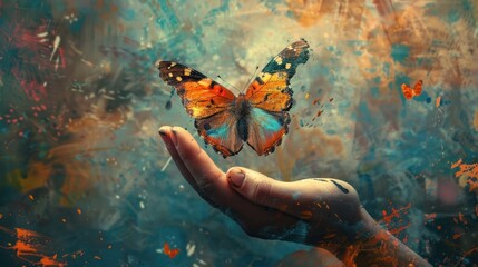 Butterfly Taking Flight