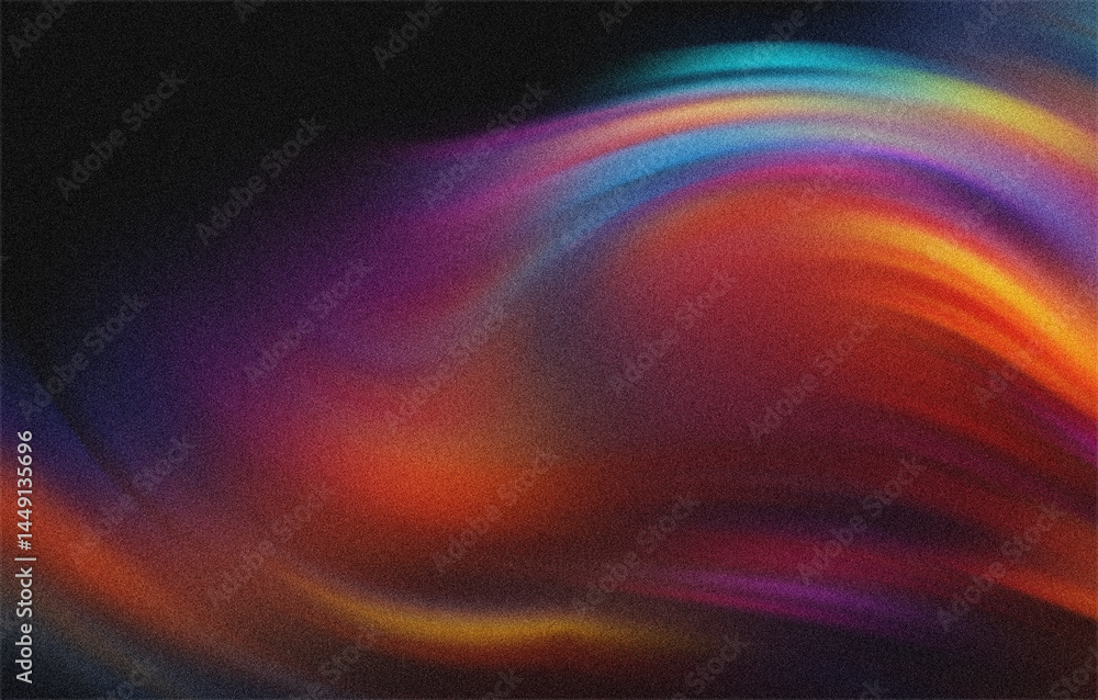 Poster red colorful abstract color gradient noise effect background grainy texture effect web banner header