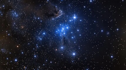 Fototapeta premium Star cluster in deep space