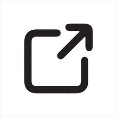 share icon. Share arrow, link, connection icon.  symbol for web site Computer and mobile vector EPS 10