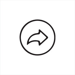 share icon. Share arrow symbol collection. Vector illustration Eps 10