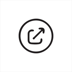 Share icon. Arrow symbol, Reply send forward icons button. Send message icon. Vector Eps 10