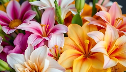 Obraz premium bunch of flowers that are in a vase