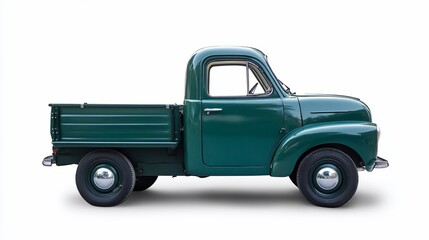 Classic Green Pickup Truck