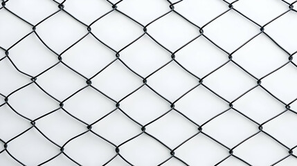 Closeup Wire Mesh Fence Pattern