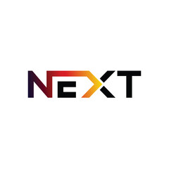 next modern logo design template illustration vector © Abdul