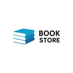 book store logo design template illustration vector