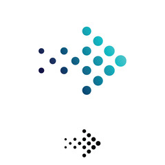 arrow logo icon vector template illustration