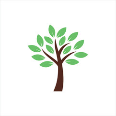 Fototapeta premium Tree Silhouette Logo Clip Art