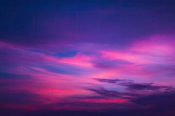 Obraz premium A Majestic Canopy Pink and Purple Sky Ablaze with the Colors of Dusk