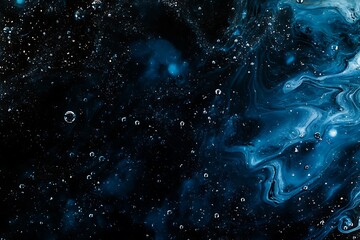 Golden marble liquid texture on fluid art background