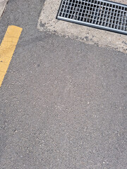 Fototapeta premium It is a close-up of asphalt.