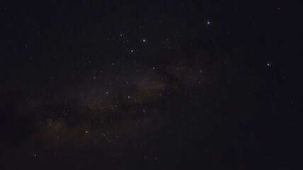 A Stunning Night Sky Panorama Displaying the Milky Way Galaxy