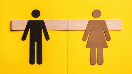 Man and woman together representing the social issue of extreme wealth inequality and investment responses in financial markets