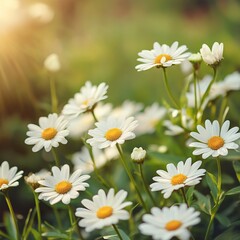 Elegant Bunch of White Flowers in Bloom Surrounded by Lush Green Leaves Exuding Natural Beauty and Purity