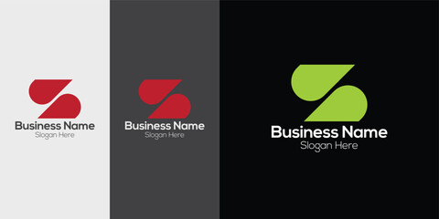 Modern Abstract Letter S Logo Vector