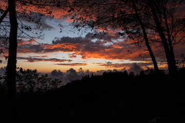 Majestic Sunset With San Jose