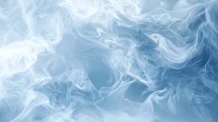 Fototapeta premium A water ripple effect in gentle blues and soft whites for a calming presence.