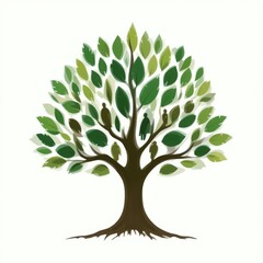 Obraz premium The Family Tree: A Symbolic Representation of Lineage and Growth