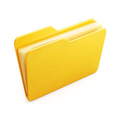 Yellow File Folder Icon