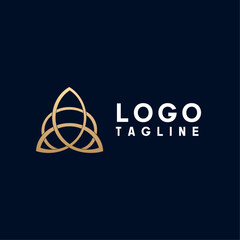 Modern minimalist professional and creative 3 corner logo design.