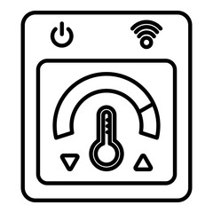 Smart Thermostat Icon