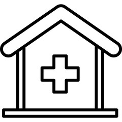 Obraz premium Home Care Icon