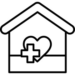 Obraz premium Home Care Icon