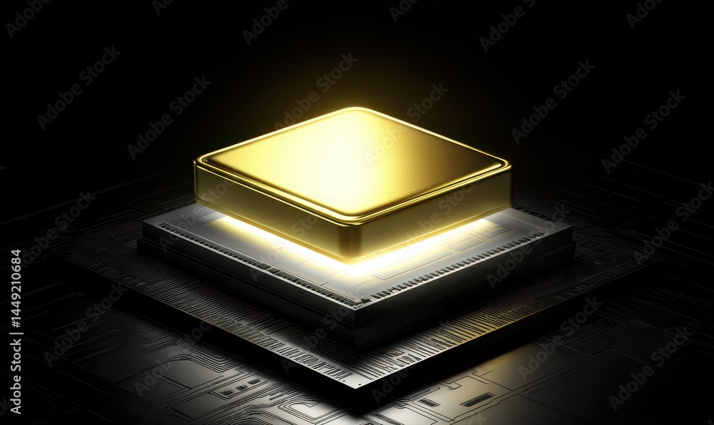Poster advanced golden processor