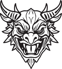 Tribal Dragon Tattoo