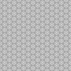 Elegant Gray White Geometric Seamless Pattern Design Texture Background star dots style print decor 