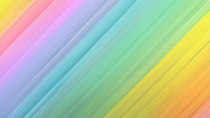 Obraz premium Colorful diagonal striped background with soft gradient transitions. Ideal for wallpaper, graphic design, and digital art projects. Vibrant and modern visual appeal.