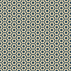 Elegant Seamless Geometric Pattern Beige Blue Design Texture Background Repeat art print style retro