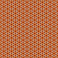 Geometric Seamless Pattern Brown Orange Red Design Texture Background Elegant Repeating Modern      