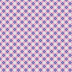 Elegant Geometric Seamless Pattern Design Pastel Pink Purple Blue White Background Textile Fabric   