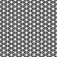 Geometric Seamless Pattern Black White Triangles Modern Design Background Texture Repeat Art Style  
