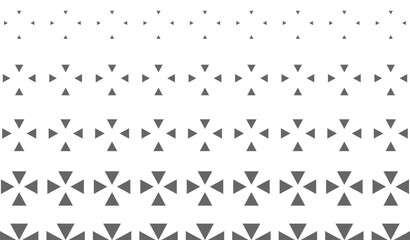 Abstract Geometric Grey Triangle Patterns, Repeating Designs, Vector Illustration