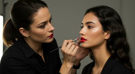 Makeup application session