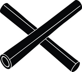 cinnamon stick vector icon  silhouette illustratio.eps